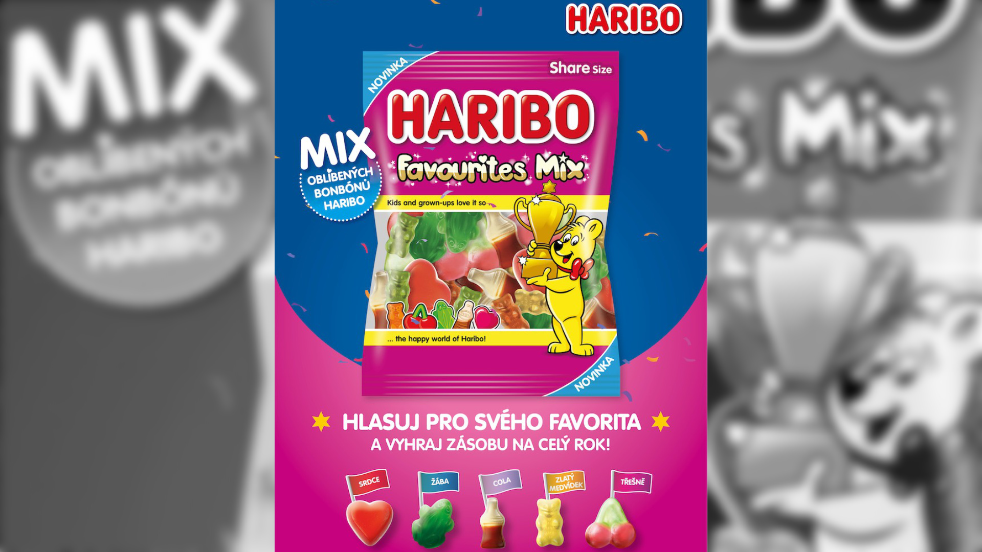 Soutěž s Haribo Favourites Mix