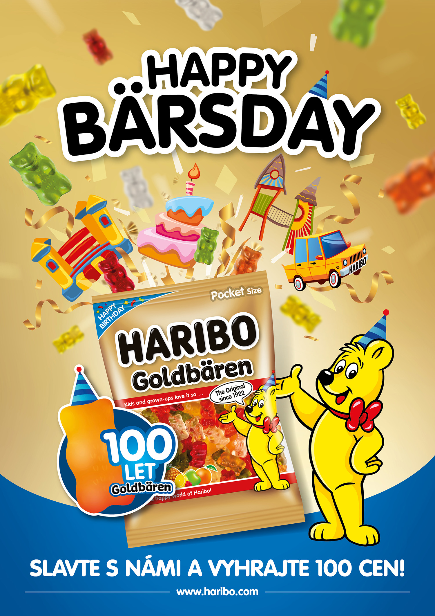 SLAVÍME 100 LET HARIBO GOLDBÄREN